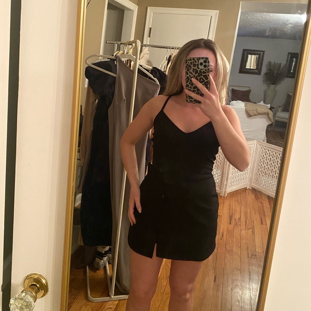 Elegant Black Sleeveless Dress/Romper
